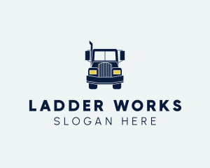 Blue Front Truck logo design