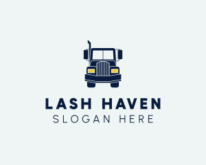 Blue Front Truck logo design