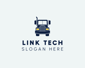 Blue Front Truck logo design