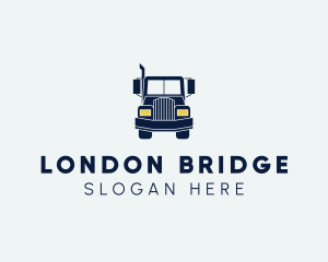 Blue Front Truck logo design