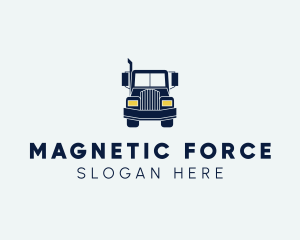 Blue Front Truck logo design