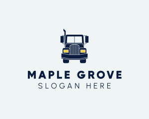 Blue Front Truck logo design