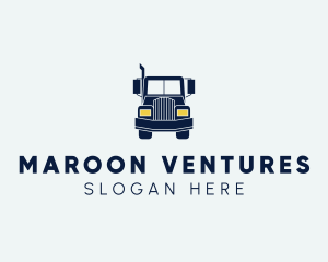 Blue Front Truck logo design