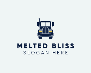 Blue Front Truck logo design