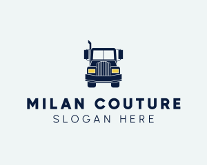 Blue Front Truck logo design