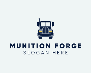 Blue Front Truck logo design