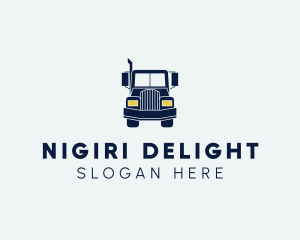 Blue Front Truck logo design