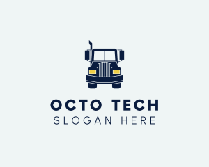 Blue Front Truck logo design