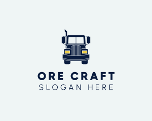 Blue Front Truck logo design