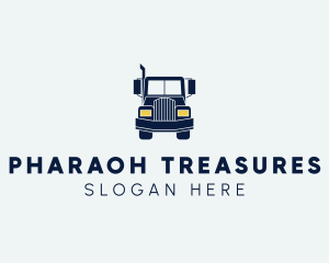 Blue Front Truck logo design