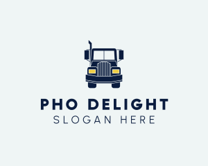 Blue Front Truck logo design