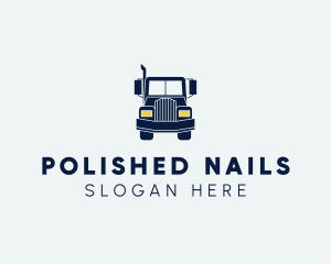 Blue Front Truck logo design