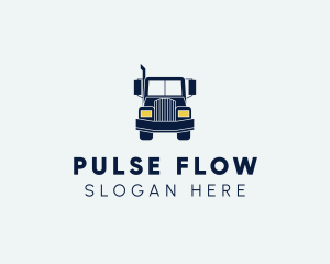 Blue Front Truck logo design