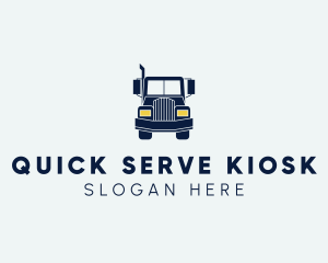 Blue Front Truck logo design