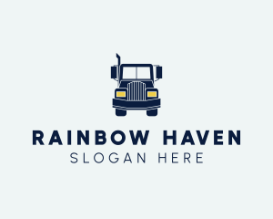 Blue Front Truck logo design