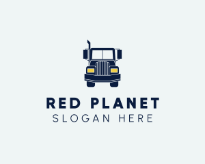 Blue Front Truck logo design