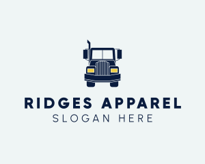 Blue Front Truck logo design