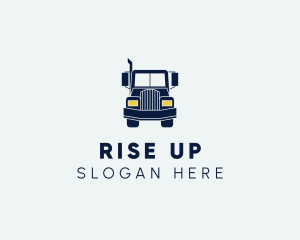 Blue Front Truck logo design