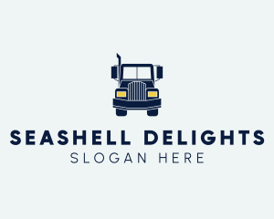 Blue Front Truck logo design