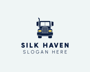 Blue Front Truck logo design