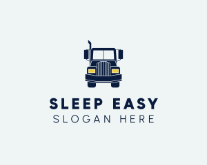 Blue Front Truck logo design