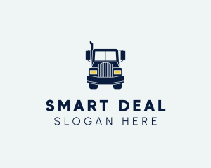 Blue Front Truck logo design