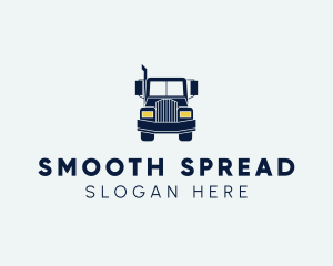 Blue Front Truck logo design