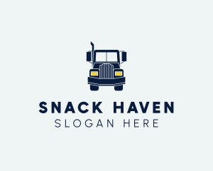 Blue Front Truck logo design