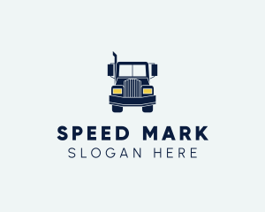 Blue Front Truck logo design