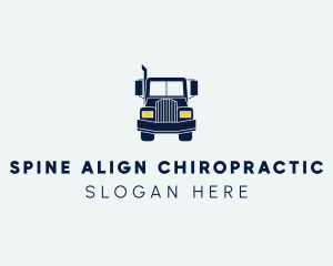 Blue Front Truck logo design