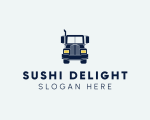 Blue Front Truck logo design