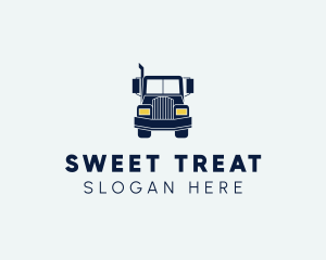 Blue Front Truck logo design