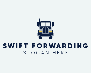 Blue Front Truck logo design