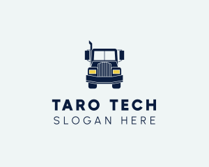 Blue Front Truck logo design