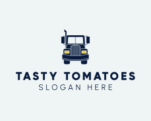 Blue Front Truck logo design