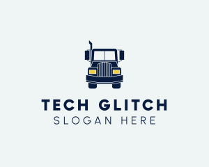 Blue Front Truck logo design