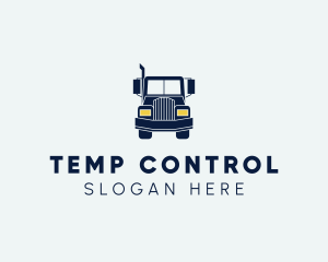 Blue Front Truck logo design