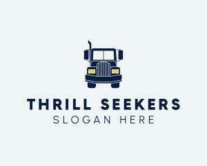 Blue Front Truck logo design