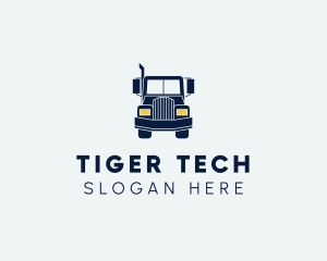 Blue Front Truck logo design