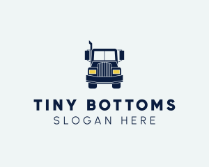 Blue Front Truck logo design