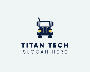 Blue Front Truck logo design