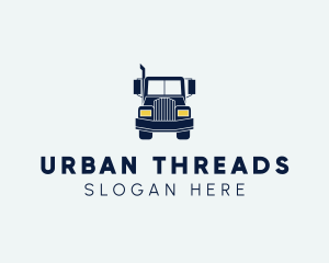 Blue Front Truck logo design