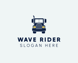 Blue Front Truck logo design