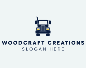 Blue Front Truck logo design