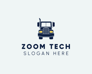 Blue Front Truck logo design