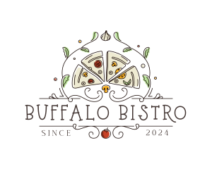 Pizza Bistro Restaurant logo design