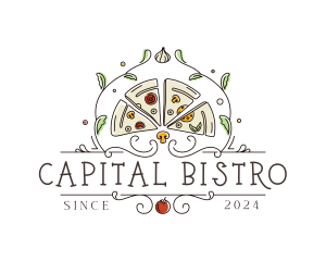 Pizza Bistro Restaurant logo design