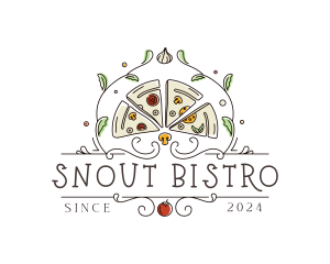Pizza Bistro Restaurant logo design