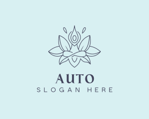 Yoga Chakra Lotus Logo