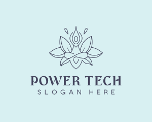 Reiki - Yoga Chakra Lotus logo design